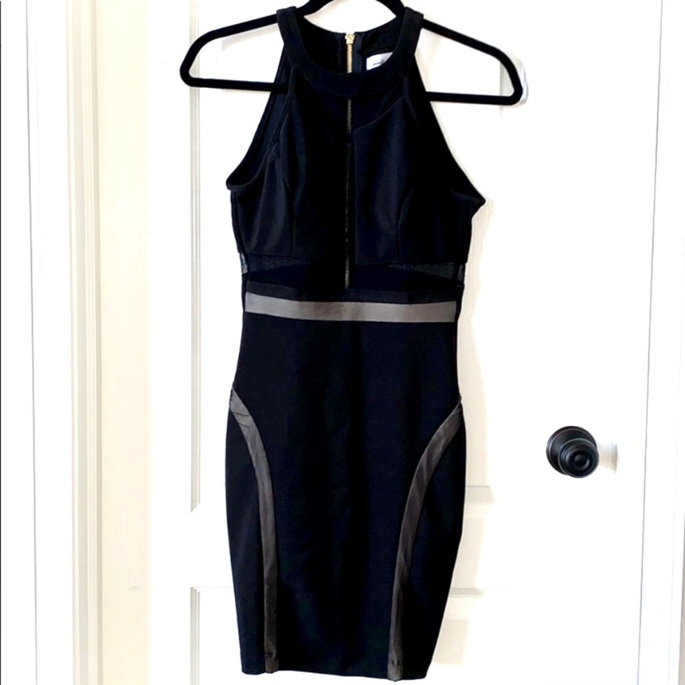 Emerald Sundae LBD with mesh—SZ. SMALL